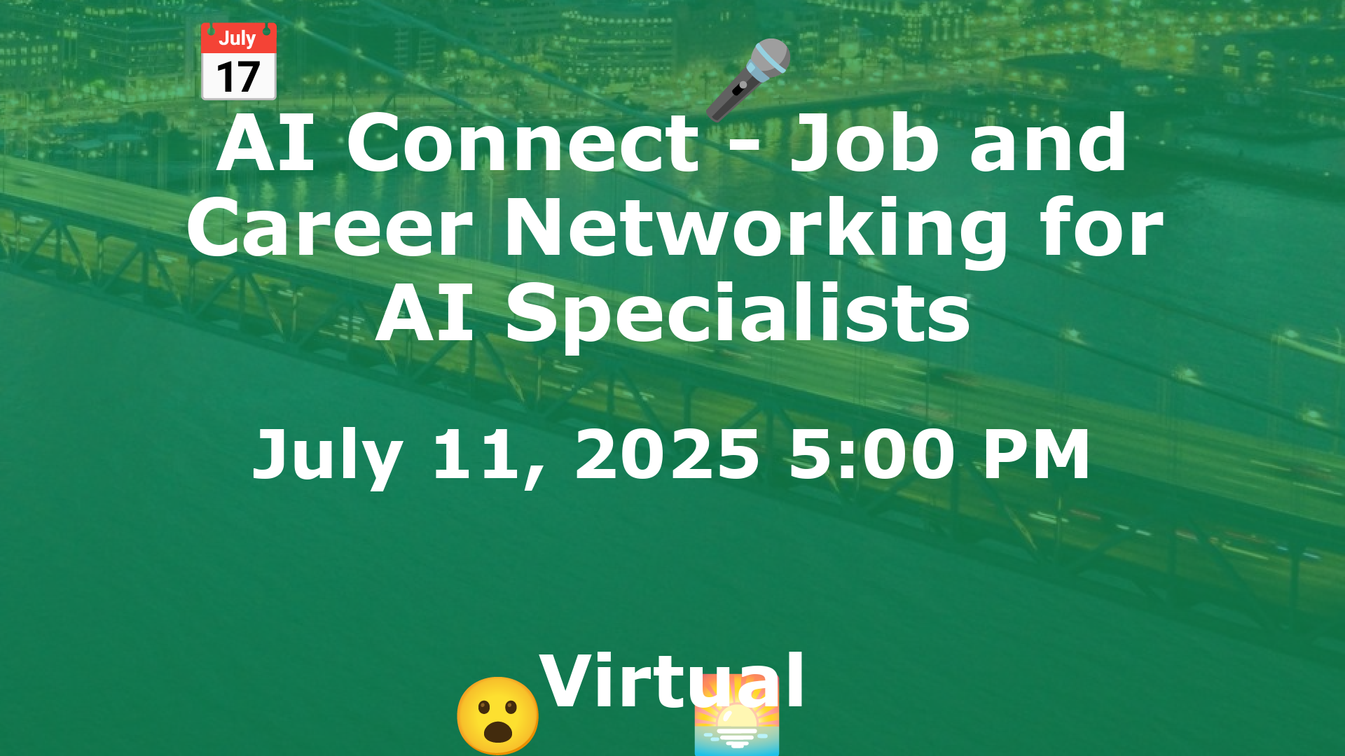 AI Connect - Job and Career Networking for AI Specialists event image